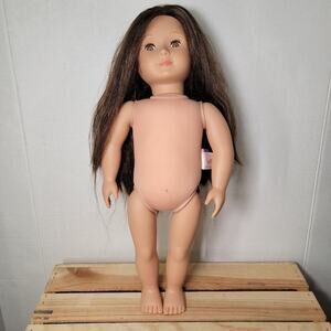 Our Generation Brown Hair Brown Eyed Girl Doll (NO Clothes, NO Shoes)
